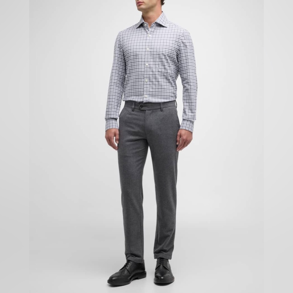 David Donahue 💎 Men’s Long Sleeve Dress Shirt Size 15 1/2  32/33 - Picture 14 of 14